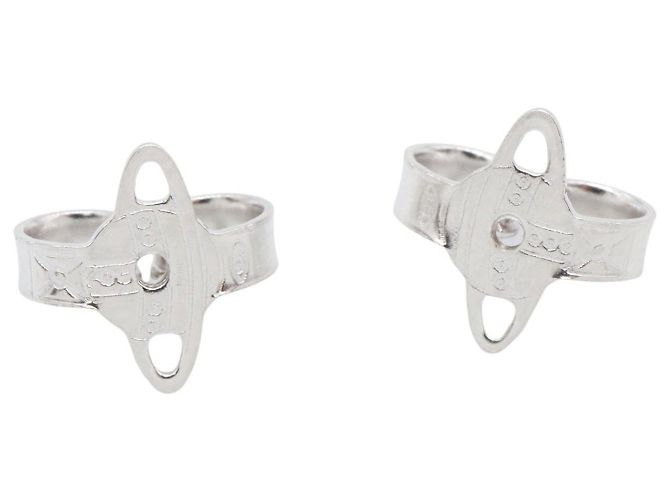 Orecchini Vivienne Westwood in argento Metallico - vista 4