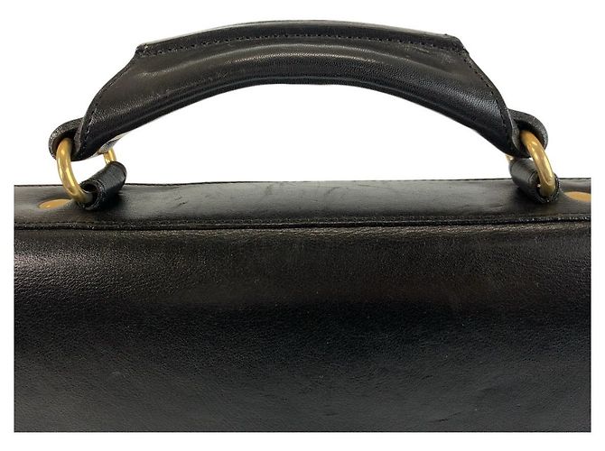 Pasta de couro Gianni Versace Preto - vista 9