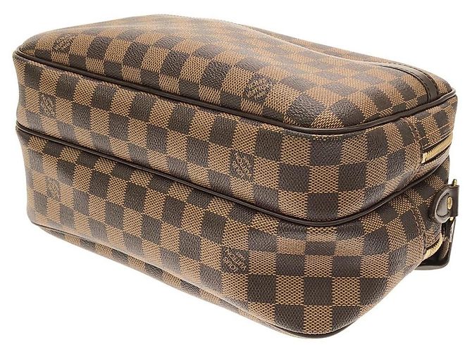 Borsa a tracolla Louis Vuitton Damier Marrone - vista 3