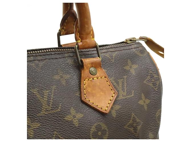 Speedy Borsa Louis Vuitton Monogram Marrone - vista 8