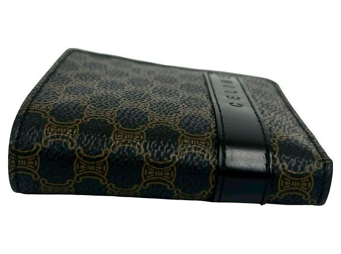 Céline Celine Macadam Canvas Leder Bifold Wallet Braun - Ansicht 5