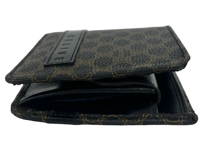 Céline Celine Macadam Canvas Leder Bifold Wallet Braun - Ansicht 6