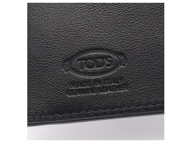 Tod's Portafoglio in pelle TODS T Timeless Nero - vista 4