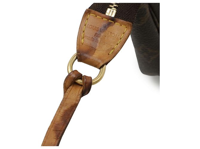 Clutch in pelle Monogram Louis Vuitton Marrone - vista 6