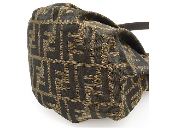 Borsa Fendi Zucca Canvas Marrone - vista 3