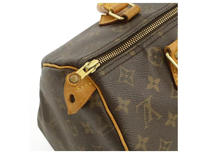 Speedy Borsa Louis Vuitton Monogram Marrone - vista 5