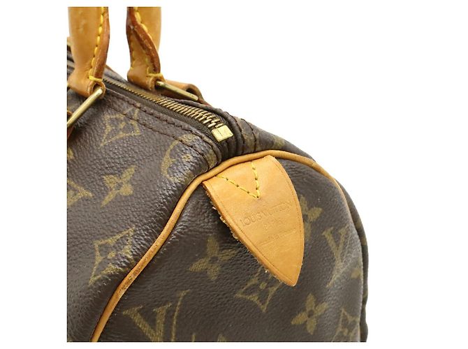 Speedy Louis Vuitton Monogram Handtasche Braun - Ansicht 8