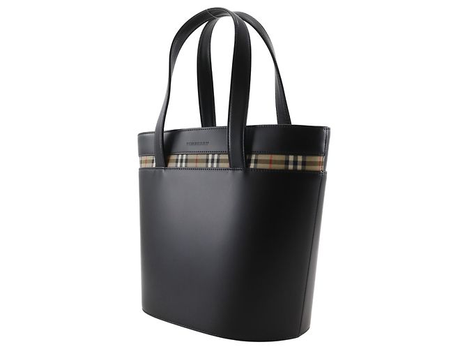 Borsa in pelle Burberry Nero - vista 2