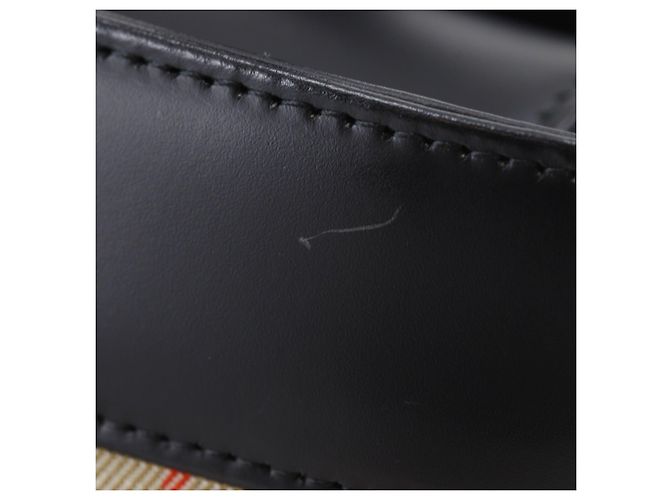 Borsa in pelle Burberry Nero - vista 9