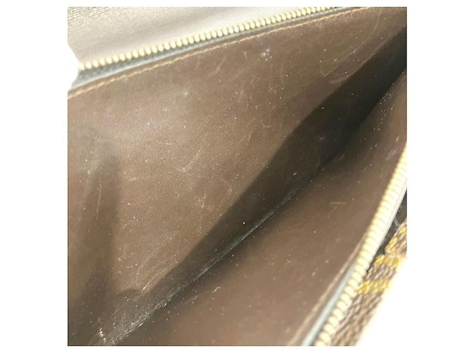 Louis Vuitton Pochette Porte Monnaie Credit Monogram Long Wallet Brown - view 5