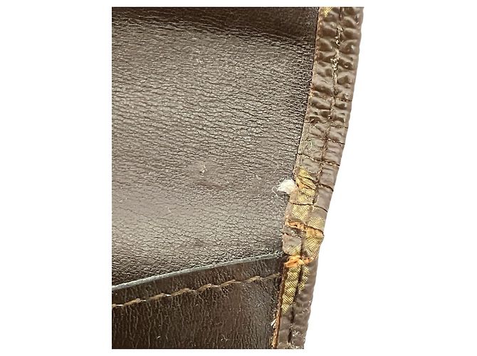 Louis Vuitton Pochette Porte Monnaie Credit Monogram Long Wallet Brown - view 8