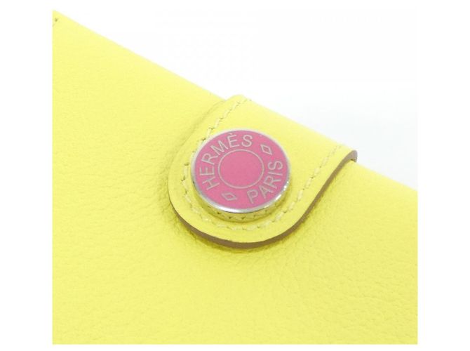 Hermès Portacarte Epsom RMS By Color Hermes Giallo - vista 4