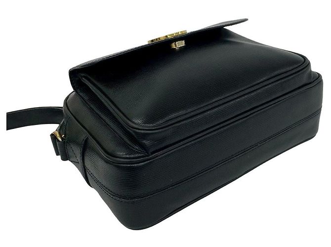 Céline Borsa a tracolla in pelle CELINE Nero - vista 8