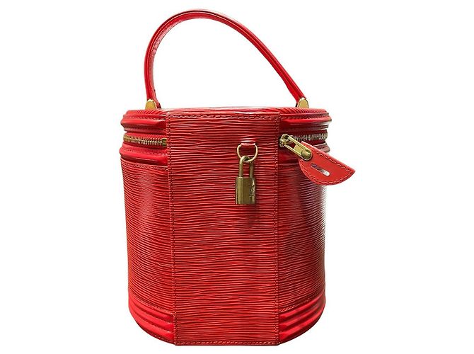 Louis Vuitton Cannes Epi Handtasche Rot - Ansicht 2
