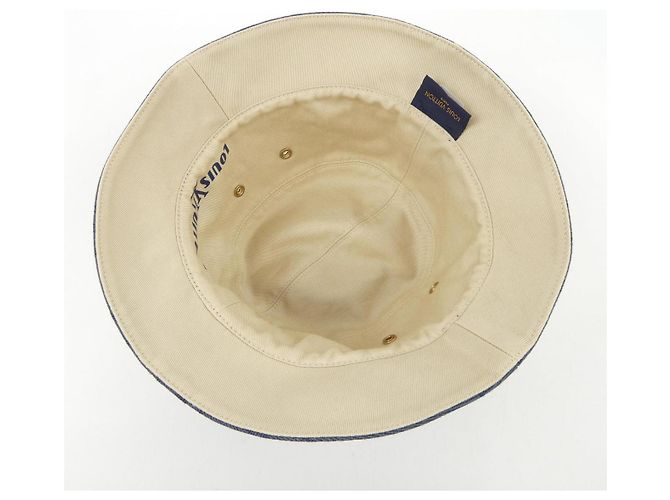 Gorra Bucket Louis Vuitton Monogram Denim Azul - vista 5