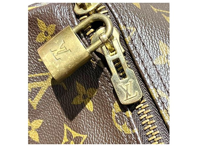 Louis Vuitton Keepall 55 Monogram Borsa Boston Marrone - Ansicht 9