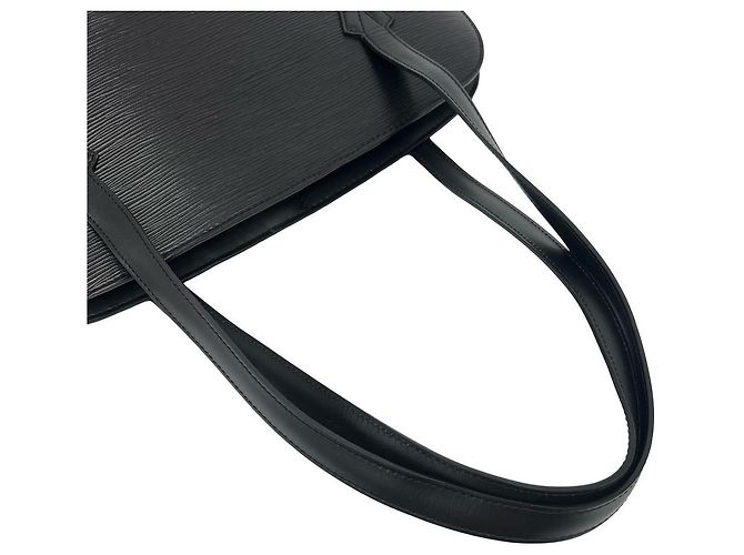 Bolso Tote de Cuero Epi Louis Vuitton Negro - vista 5
