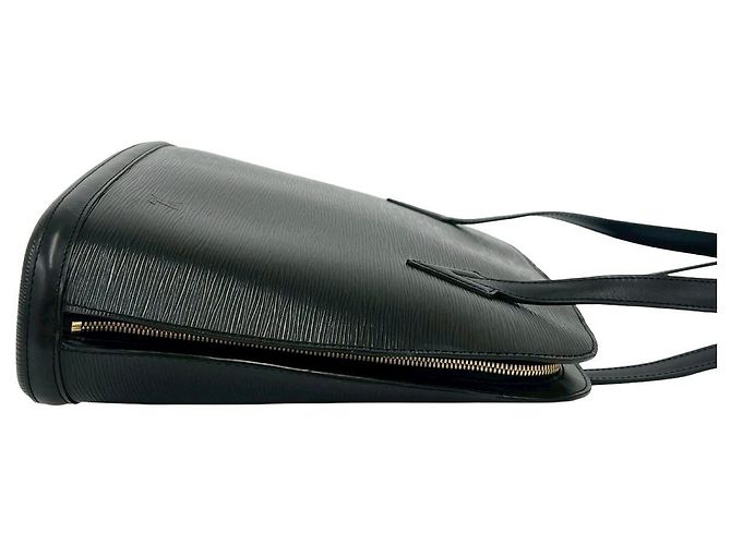 Bolso Tote de Cuero Epi Louis Vuitton Negro - vista 7