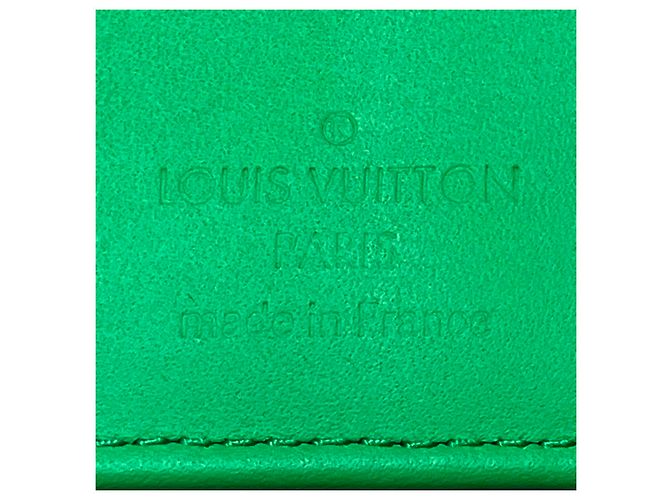 Portafoglio Zippy Vertical Monogram Taurillon Louis Vuitton Verde - vista 4
