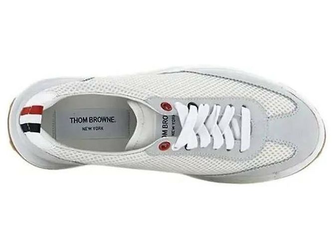 Thom Browne Nylon Tech Runner Sneakers White - view 3