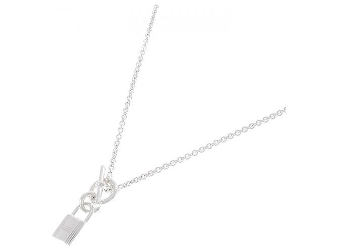 Hermès Collana Hermes Amulette Cadena 925 Silver Argento Metallico - vista 2
