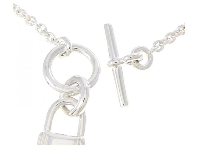 Hermès Collana Hermes Amulette Cadena 925 Silver Argento Metallico - vista 5