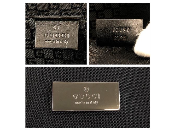 Clutch in nylon Gucci Nero - vista 5