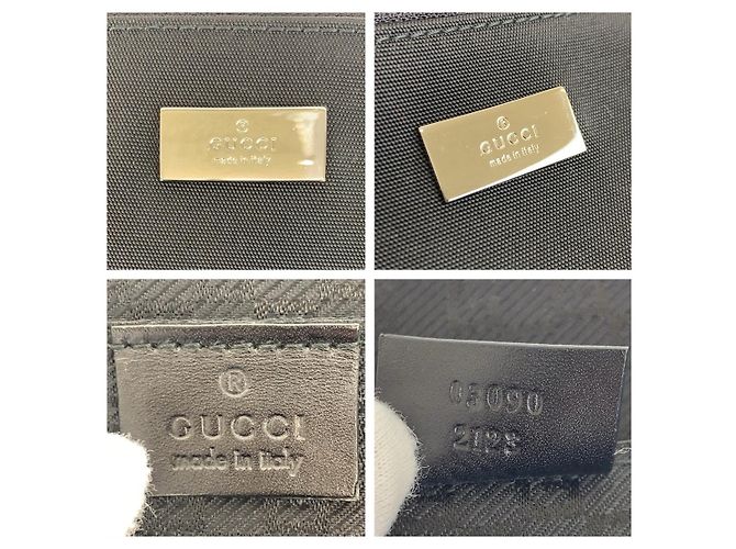 Clutch in nylon Gucci Nero - vista 6