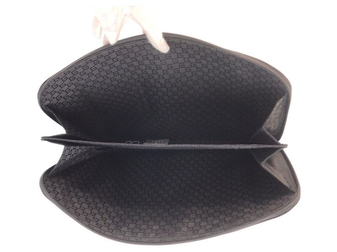 Clutch in nylon Gucci Nero - vista 7