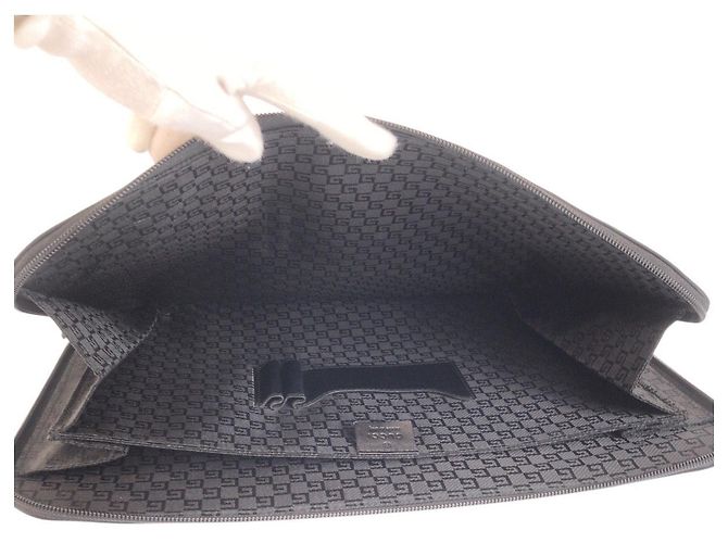Clutch in nylon Gucci Nero - vista 8