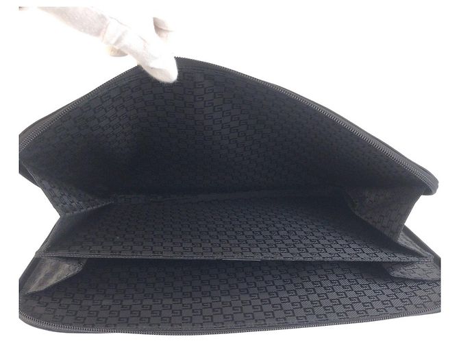 Clutch in nylon Gucci Nero - vista 9