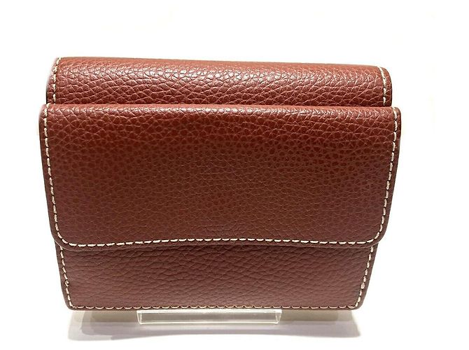 Chloé Cartera tríptico de cuero Chloe Daryl Castaño - vista 2