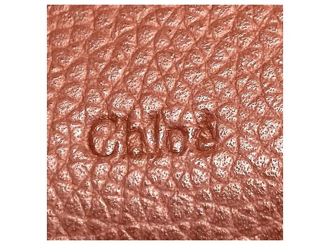 Chloé Cartera tríptico de cuero Chloe Daryl Castaño - vista 4