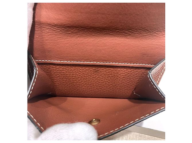 Chloé Cartera tríptico de cuero Chloe Daryl Castaño - vista 6