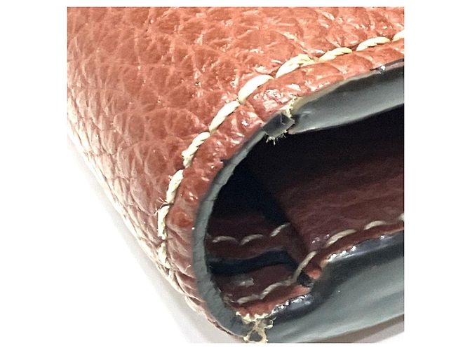 Chloé Cartera tríptico de cuero Chloe Daryl Castaño - vista 8