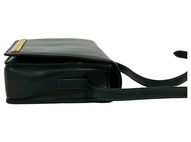 Borsa a tracolla in pelle Gucci Nero - vista 7