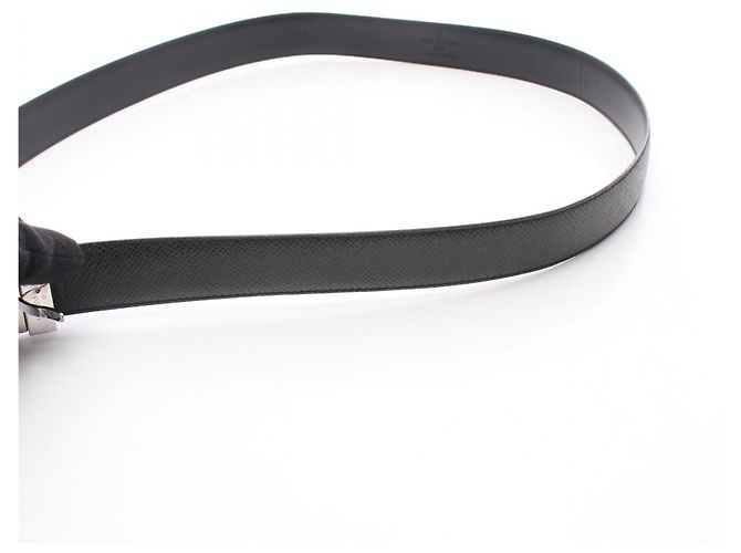 Cintura Louis Vuitton Sangle Classique Taiga Nero - vista 8