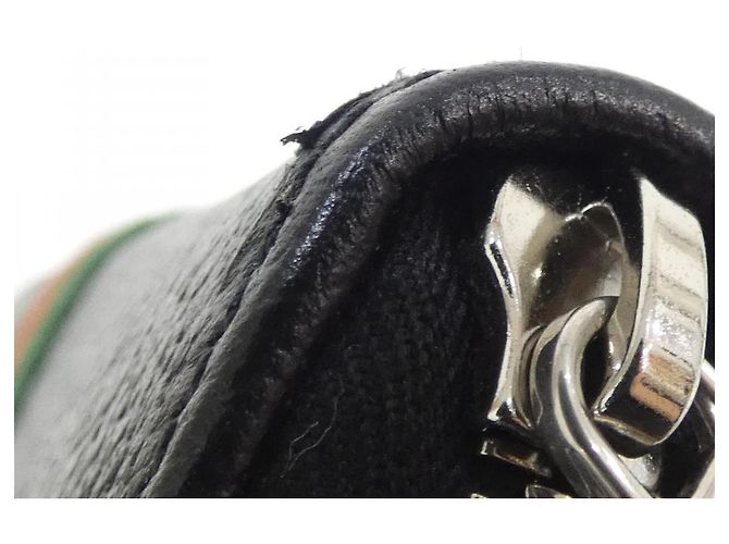 Portefeuille long en cuir Gucci Ophidia Noir - vue 4