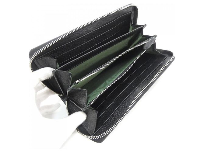 Portefeuille long en cuir Gucci Ophidia Noir - vue 6