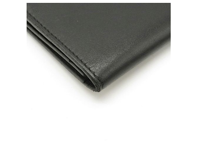 Hermès Portafoglio lungo Hermes Manhattan Long Veau Sombrero Nero - vista 3