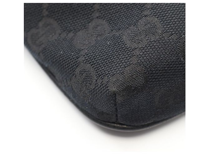 Borsa a Spalla Gucci GG Canvas Nero - vista 5