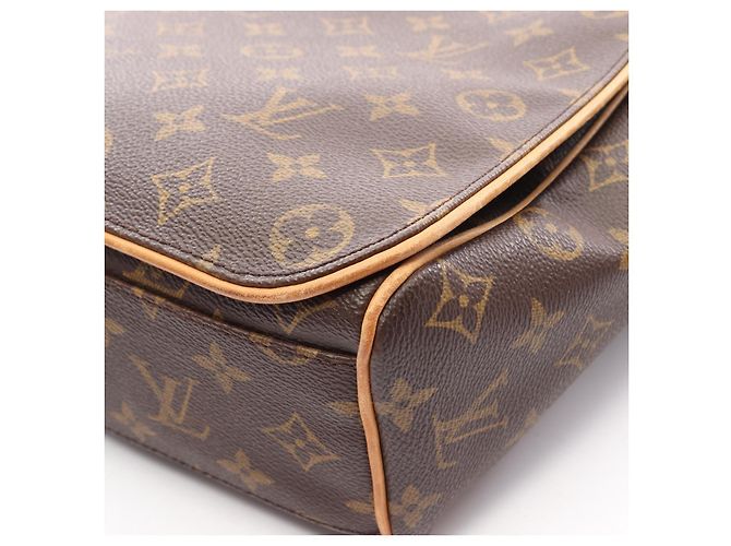 Borsa a Spalla Louis Vuitton Abbesses Monogram Marrone - vista 3