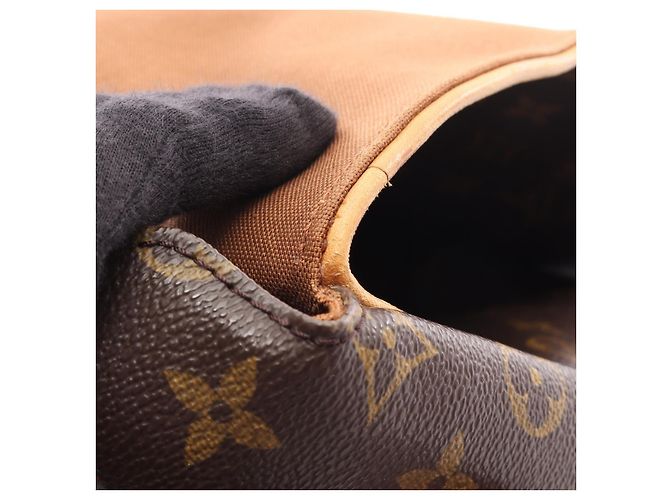 Borsa a Spalla Louis Vuitton Abbesses Monogram Marrone - vista 5