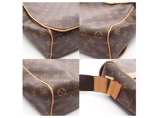 Borsa a Spalla Louis Vuitton Abbesses Monogram Marrone - vista 6