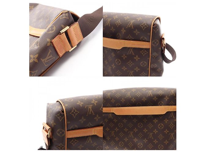 Borsa a Spalla Louis Vuitton Abbesses Monogram Marrone - vista 8