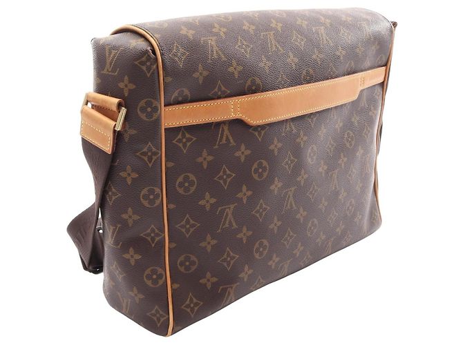 Borsa a Spalla Louis Vuitton Abbesses Monogram Marrone - vista 9