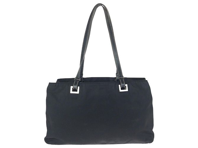 Borsa 2way in nylon Tessuto Prada Nero - vista 2
