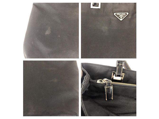 Borsa 2way in nylon Tessuto Prada Nero - vista 5