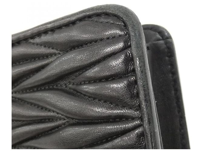Bolso de hombro de cuero Miu Miu Negro - vista 4
