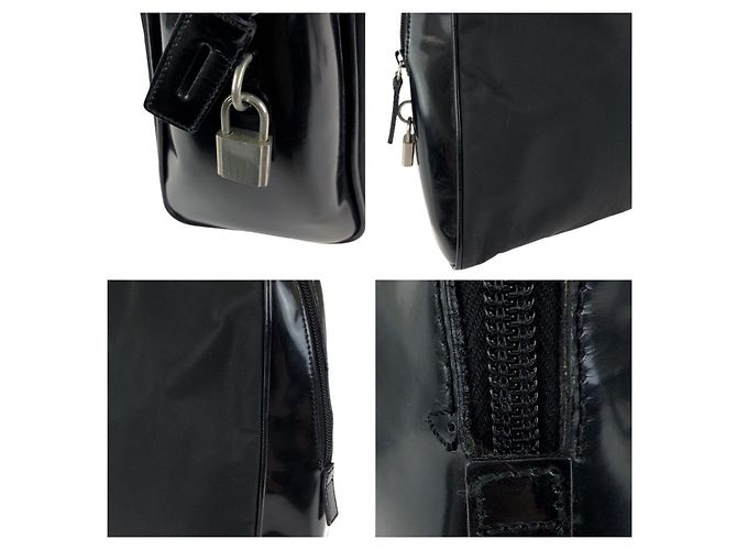 Valigetta in nylon Tessuto Prada Nero - vista 5